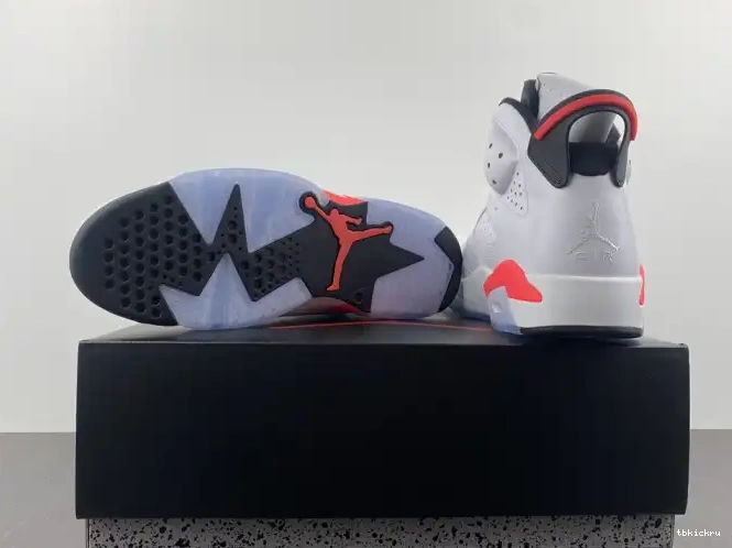 Reps TBkick (2014) Retro 384664-123 Infrared 6 White Jordan 0505